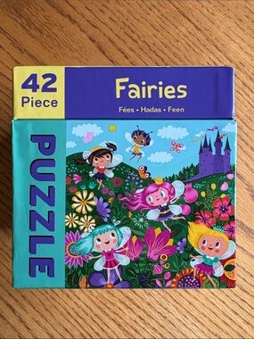 Mudpuppy Fairies Cube 42-Piece Puzzle